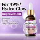 Melantrax sérum para tratamento intensivo de hiperpigmentação.