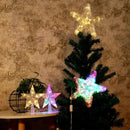 Christmas Tree Top Star Light Glowing Star Lamp Christmas Decoration Home Party Supplies Navidad Holiday Ornament Gift