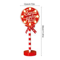 Christmas Stop Here Decor Santa Stop Here Tree Topper Desk Lamp LED Santa Stop Here Tree Topper Window Decorative Lights