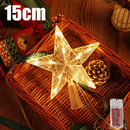 Christmas Tree Top Star Light Glowing Star Lamp Christmas Decoration Home Party Supplies Navidad Holiday Ornament Gift