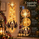 Christmas，Bethlehem Star of Faith, Lighted Nativity Wall Decor,Glowing Christmas Hanging Ornament, LED Lights for Indoor