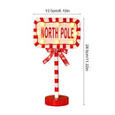 Christmas Stop Here Decor Santa Stop Here Tree Topper Desk Lamp LED Santa Stop Here Tree Topper Window Decorative Lights
